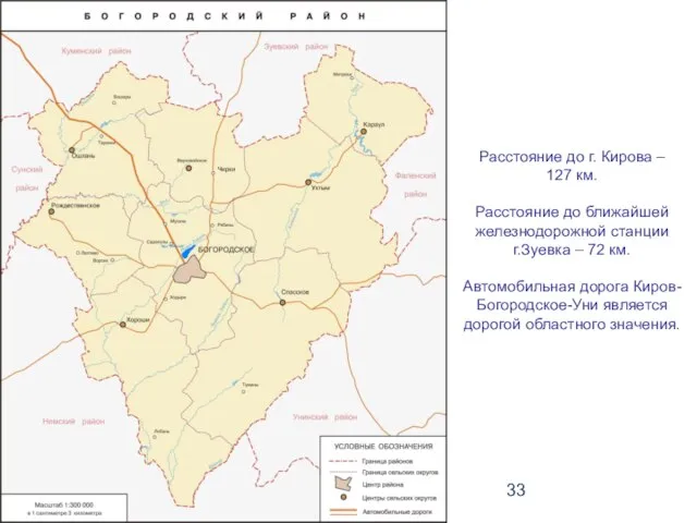 Расстояние до г. Кирова – 127 км. Расстояние до ближайшей железнодорожной станции