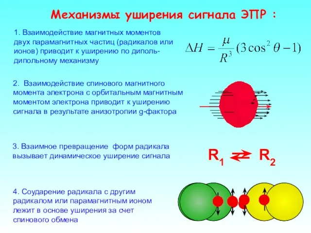 2. Взаимодействие спинового магнитного момента электрона с орбитальным магнитным моментом электрона приводит