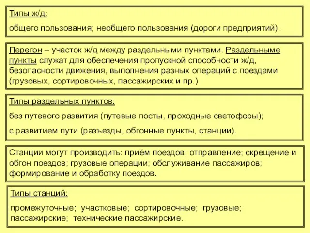 Перегон – участок ж/д между раздельными пунктами. Раздельныме пункты служат для обеспечения