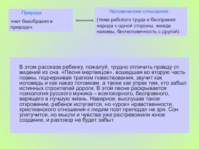 В этом рассказе ребенку, пожалуй, трудно отличить правду от видений из сна.