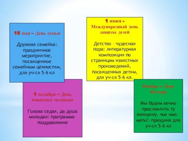 1 июня - Международный день защиты детей Детство – чудесная пора: литературная