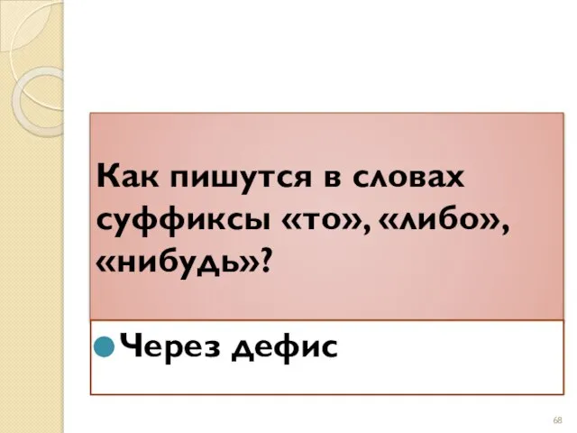 Как пишутся в словах суффиксы «то», «либо», «нибудь»? Через дефис