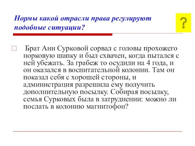 Нормы какой отрасли права регулируют подобные ситуации? Брат Ани Сурковой сорвал с