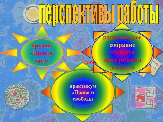 кружок «Правововед» перспективы работы кружок «Правововед» семинар практикум «Права и свободы ребенка»