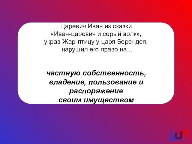 Царевич Иван из сказки «Иван-царевич и серый волк», украв Жар-птицу у царя