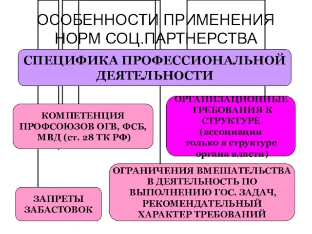 ОСОБЕННОСТИ ПРИМЕНЕНИЯ НОРМ СОЦ.ПАРТНЕРСТВА