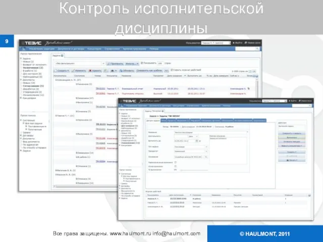 © HAULMONT, 2011 Все права защищены. www.haulmont.ru info@haulmont.com