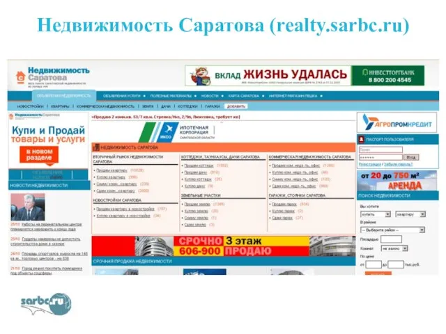 Недвижимость Саратова (realty.sarbc.ru)