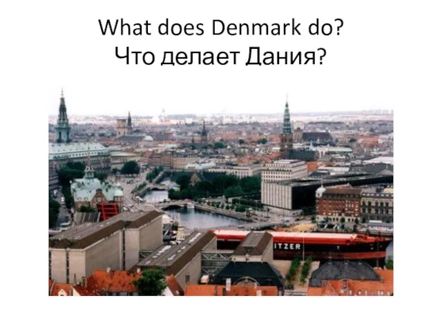 What does Denmark do? Что делает Дания?
