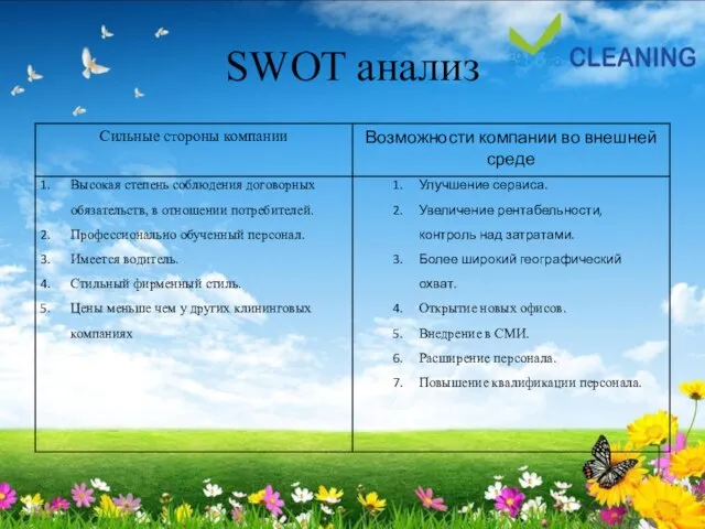 SWOT анализ