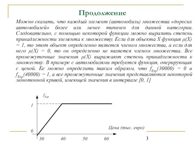 Гаврилов А.В. НГТУ, каф. АППМ Продолжение Можно сказать, что каждый элемент (автомобиль)