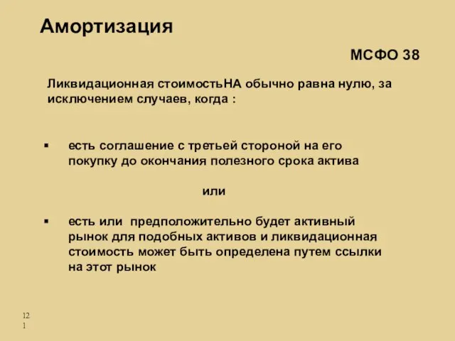 есть соглашение с третьей стороной на его покупку до окончания полезного срока