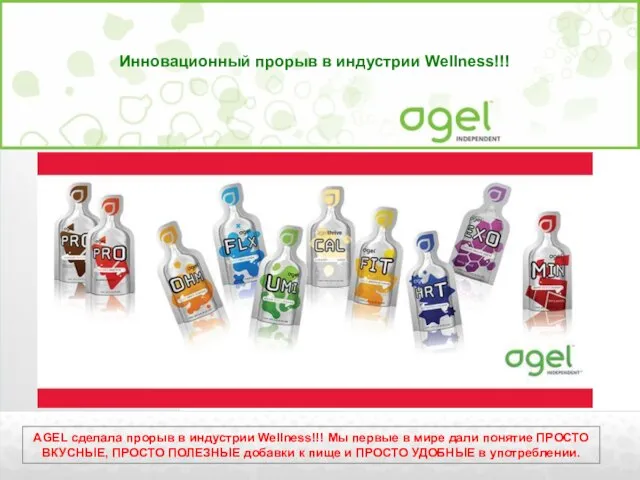 AGEL сделала прорыв в индустрии Wellness!!! Мы первые в мире дали понятие