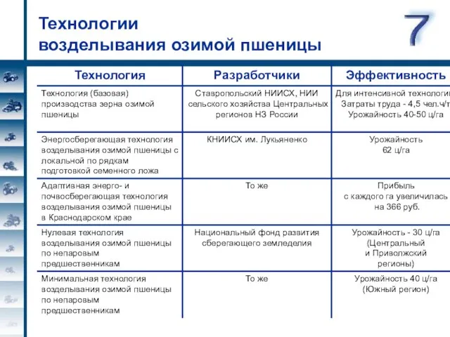 Технологии возделывания озимой пшеницы