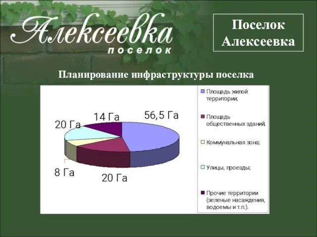 Планирование инфраструктуры поселка Поселок Алексеевка