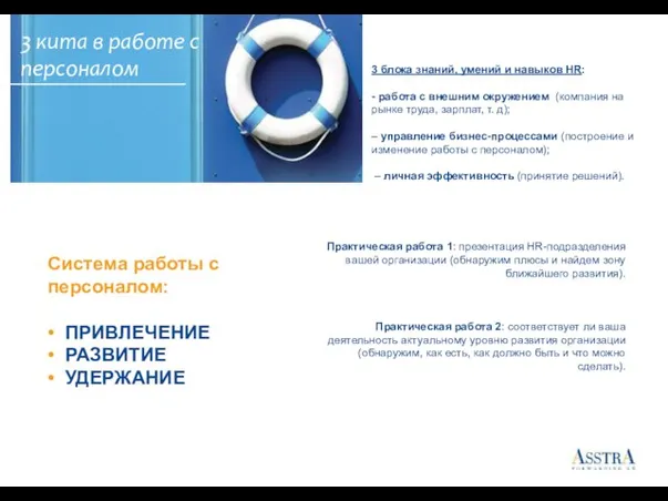 3 кита в работе с персоналом 3 блока знаний, умений и навыков