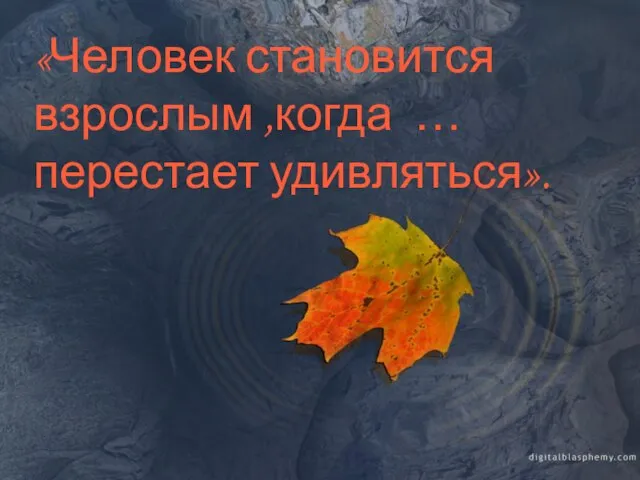 в произведениях «Герой-подросток Елены Габовой » «Человек становится взрослым ,когда … перестает удивляться».