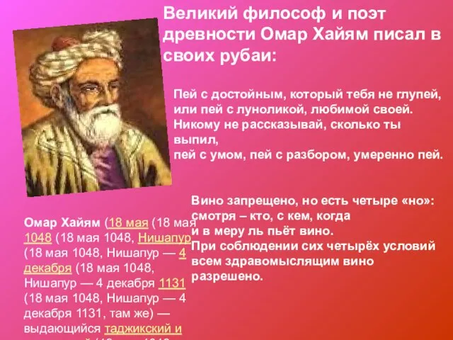 Омар Хайям (18 мая (18 мая 1048 (18 мая 1048, Нишапур (18