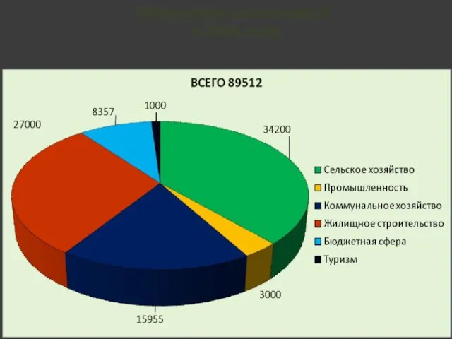 Структура инвестиций в 2009 году