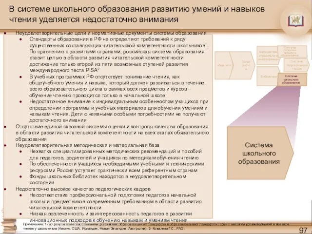 В системе школьного образования развитию умений и навыков чтения уделяется недостаточно внимания