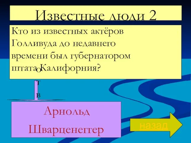 Известные люди 2 Кто из известных актёров Голливуда до недавнего времени был