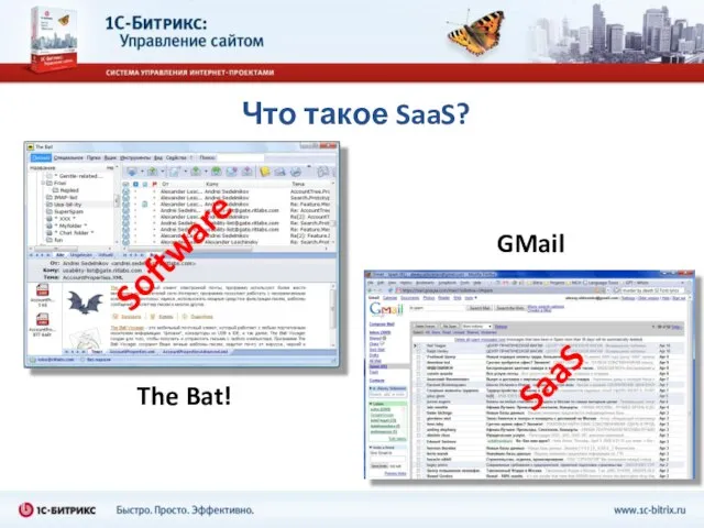 Что такое SaaS? The Bat! GMail Software SaaS