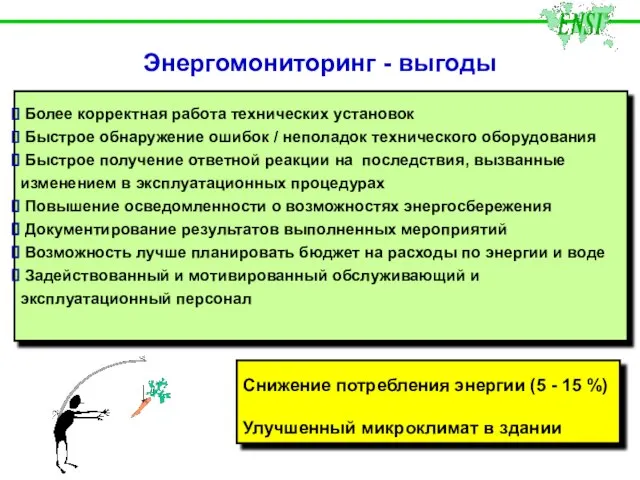 Более корректная работа технических установок Быстрое обнаружение ошибок / неполадок технического оборудования