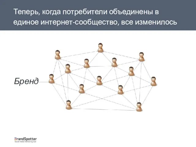 Теперь, когда потребители объединены в единое интернет-сообщество, все изменилось Бренд