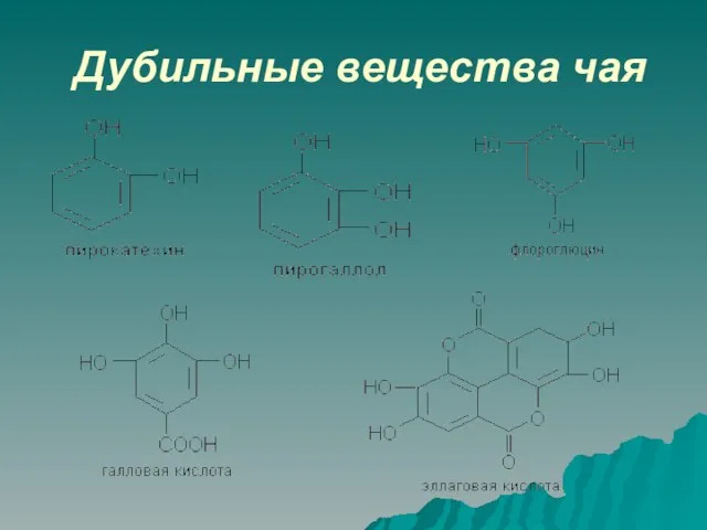 Дубильные вещества чая