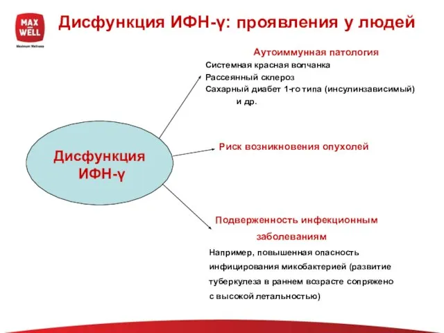 Аутоиммунная патология Системная красная волчанка Рассеянный склероз Сахарный диабет 1-го типа (инсулинзависимый)