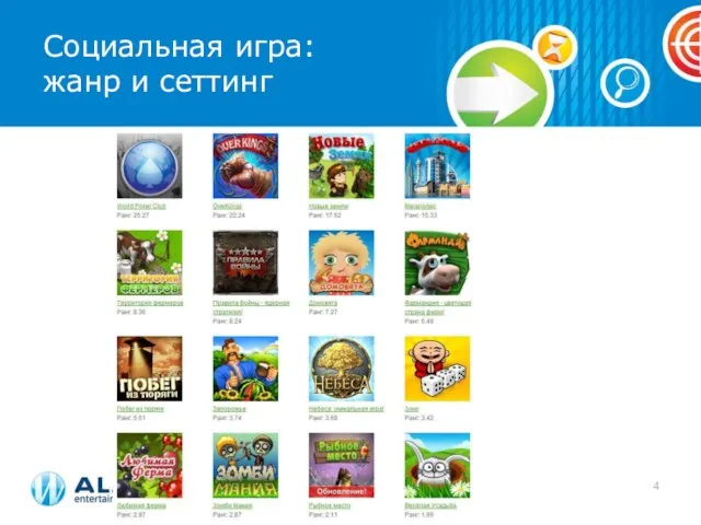 Социальная игра: жанр и сеттинг