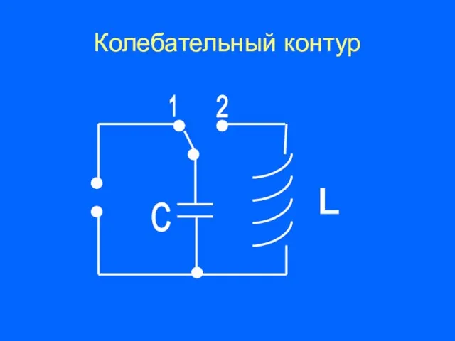 Колебательный контур L C 1 2