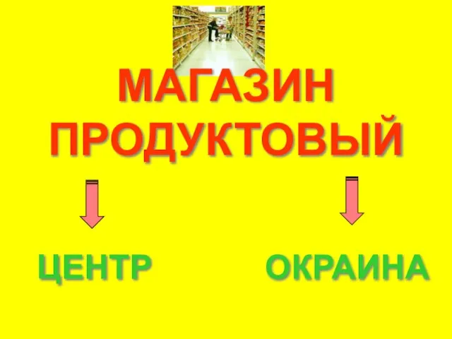 МАГАЗИН ПРОДУКТОВЫЙ ЦЕНТР ОКРАИНА