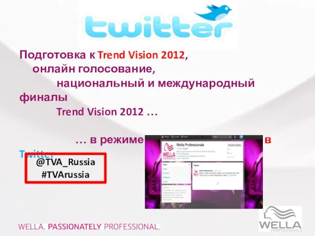 Подготовка к Trend Vision 2012, онлайн голосование, национальный и международный финалы Trend