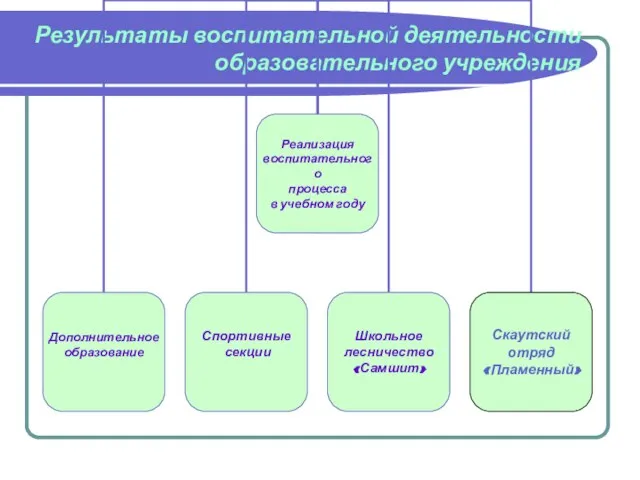 Результаты воспитательной деятельности образовательного учреждения