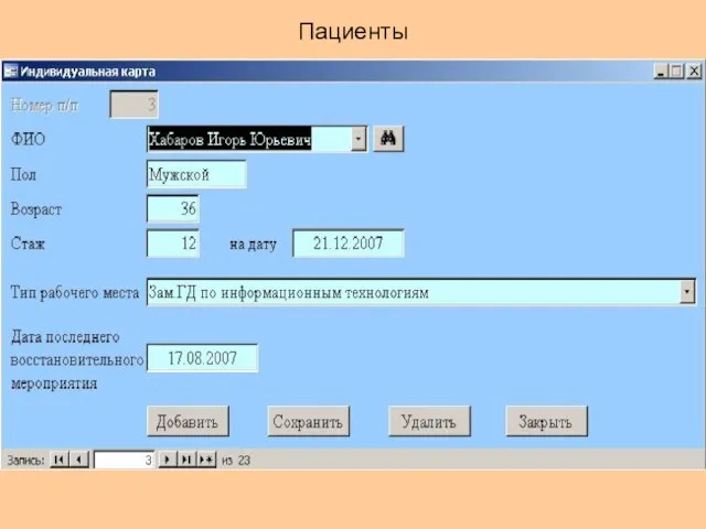 Пациенты