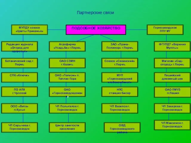 Партнерские связи