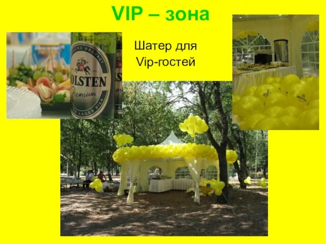 VIP – зона Шатер для Vip-гостей