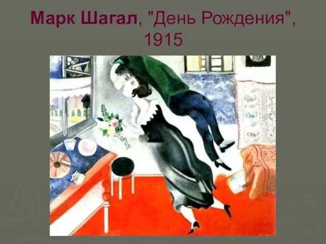 Марк Шагал, "День Рождения", 1915