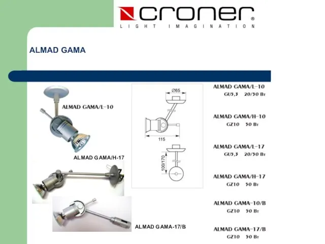 ALMAD GAMA ALMAD GAMA/H-17 ALMAD GAMA-17/B