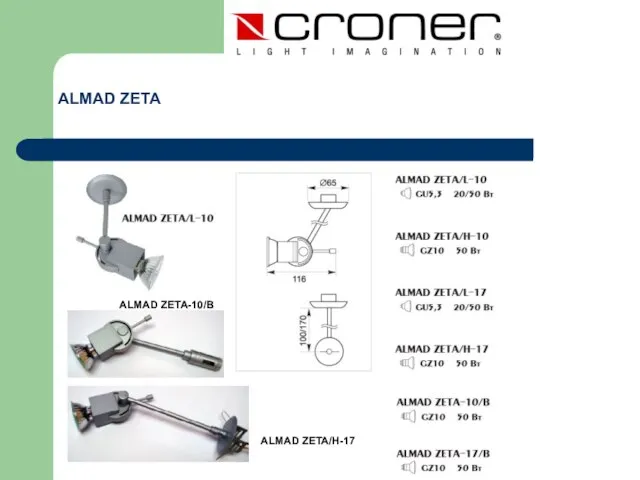 ALMAD ZETA ALMAD ZETA/H-17 ALMAD ZETA-10/B