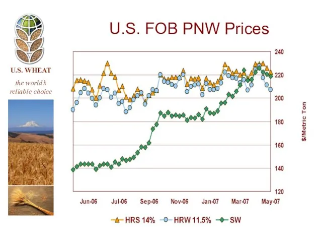 U.S. FOB PNW Prices