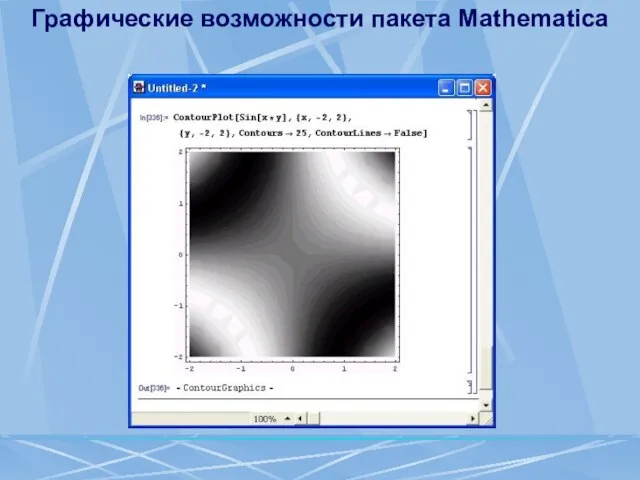 Графические возможности пакета Mathematica