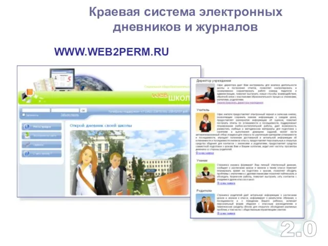 Краевая система электронных дневников и журналов WWW.WEB2PERM.RU