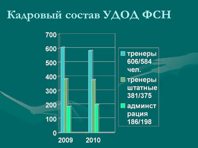 Кадровый состав УДОД ФСН