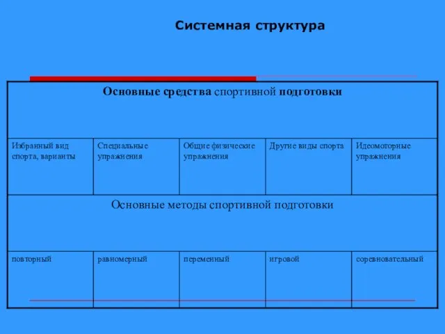 Системная структура