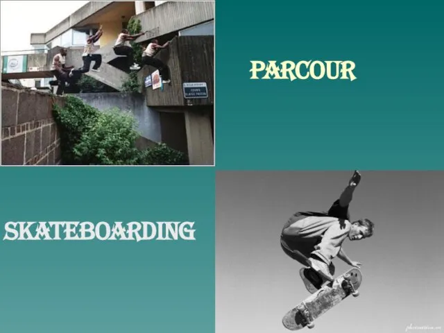 PARCOUR skateboarding