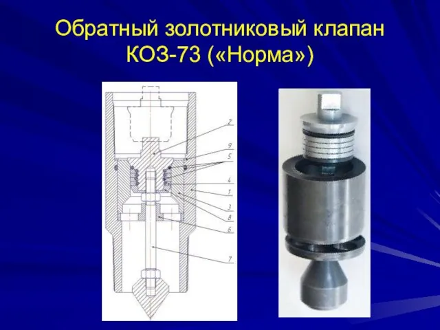 Обратный золотниковый клапан КОЗ-73 («Норма»)