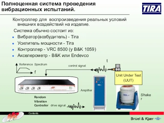 Полноценная система проведения вибрационных испытаний. Контроллер для воспроизведения реальных условий внешних воздействий