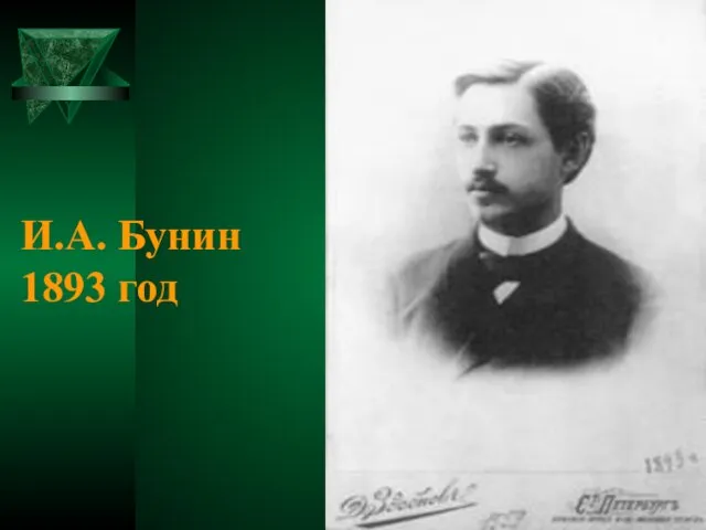 И.А. Бунин 1893 год